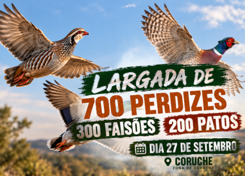 LARGADA DE PERDIZES, PATOS E FAISÕES